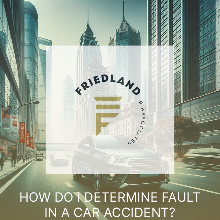 How do I determine fault in a car accident