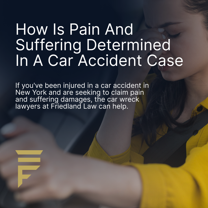 How is Pain and Suffering Determined in a Car Accident Case